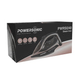 Powersonic Steam Iron 3200W Ceramic Soleplate Self Cleaning Anti-Calc 350ml Tank