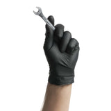 Diamond Grip Extra-Thick Nitrile Powder-Free Durable Gloves Large Heavy Duty
