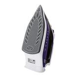 Ovation 2300W Electric Steam Iron Ceramic Soleplate White & Purple Self Cleaning