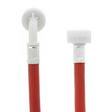 2.5M Red Washing Machine Dishwasher Inlet Pipe Hose Hot Water Feed 3/4 Thread