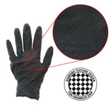 Diamond Grip Extra-Thick Nitrile Powder-Free Durable Gloves Large Heavy Duty