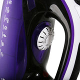 Ovation 2300W Electric Steam Iron Ceramic Soleplate White & Purple Self Cleaning