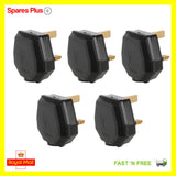 Strong Shatter Proof 3 Pin UK Mains Socket Plug Adapter Fused 13AMP Vacuum Plug
