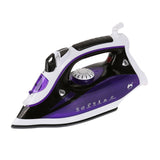 Ovation 2300W Electric Steam Iron Ceramic Soleplate White & Purple Self Cleaning