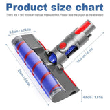 Brush Head for Dyson V7 V8 V10 V11 Vacuum Hard Floor Tool Soft Roller Laser