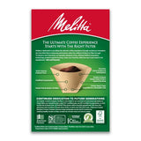 Melitta Coffee Filter Original - Compostable Coffee Paper Filter - 40 Pack