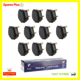 Strong Shatter Proof 3 Pin UK Mains Socket Plug Adapter Fused 13AMP Vacuum Plug