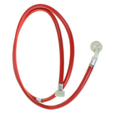 2.5M Red Washing Machine Dishwasher Inlet Pipe Hose Hot Water Feed 3/4 Thread