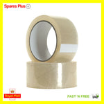 EXTRA STICK 6 x ROLLS OF CLEAR PACKING PARCEL PACKAGING TAPE 48mm x66M SELLOTAPE