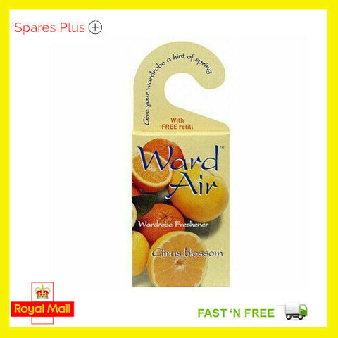 Hanging Wardrobe Freshener With Free Refill Citrus Blossom Closet Draws Scent