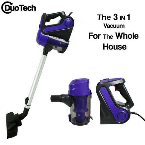 DuoTech Pet Bagless Stick Vacuum Cleaner Hoover Lightweight Upright Handheld