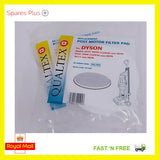 White Post Motor Filter Pad for Dyson DC07 DC07i DC14 DC19 DC20 Vacuum Cleaner