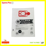 Henry Hoover Bags Filter-Flo Hetty James Basil George Harry Numatic Vacuum Hepa