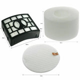 HEPA Filter Kit Set For Shark Rotator Professional Lift-Away NV601 NV680 NV801UK
